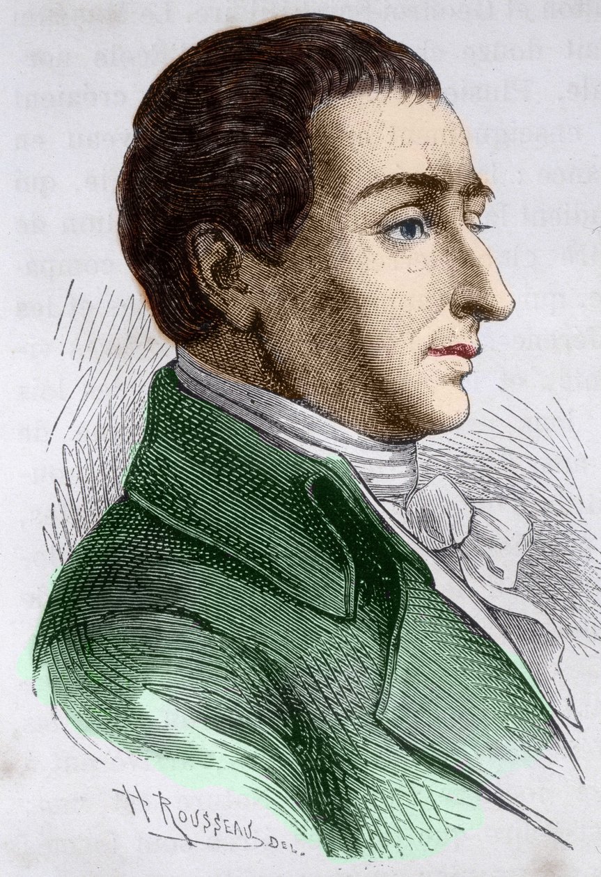 Joseph Louis de Lagrange (1736-1813) francia matematikus portréja. alkotó: Unknown artist
