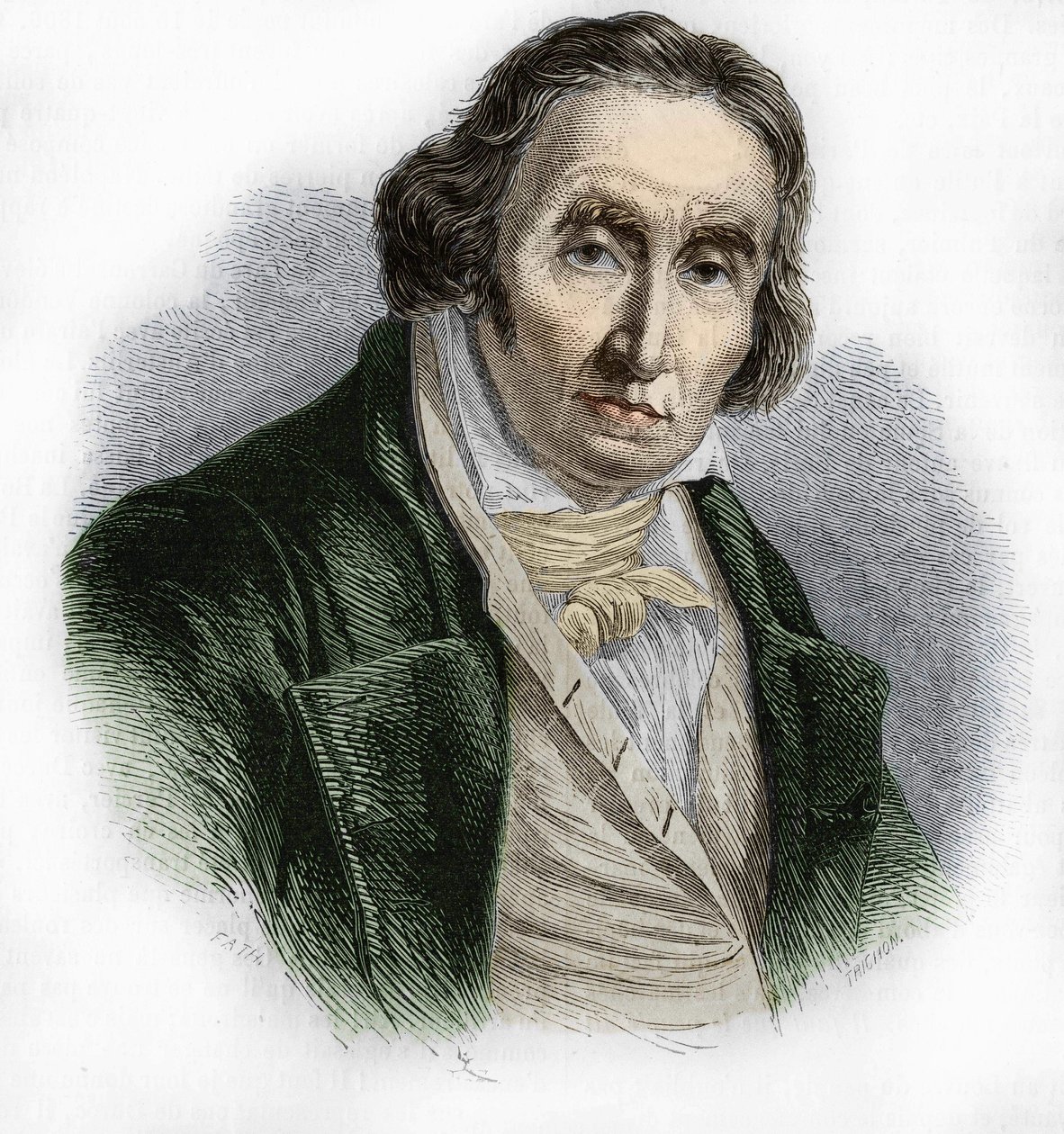 Joseph Marie Jacquard (1752-1834), a szövőszék francia szerelő feltalálójának portréja. alkotó: Unknown artist