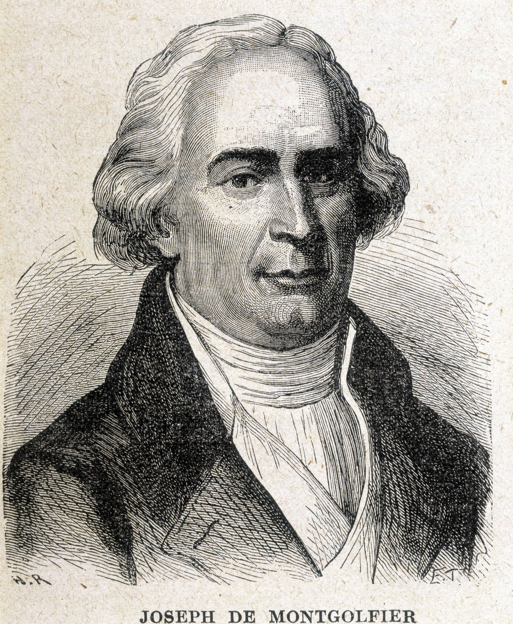 Joseph de Montgolfier (1740 - 1810) portréja. alkotó: Unknown artist
