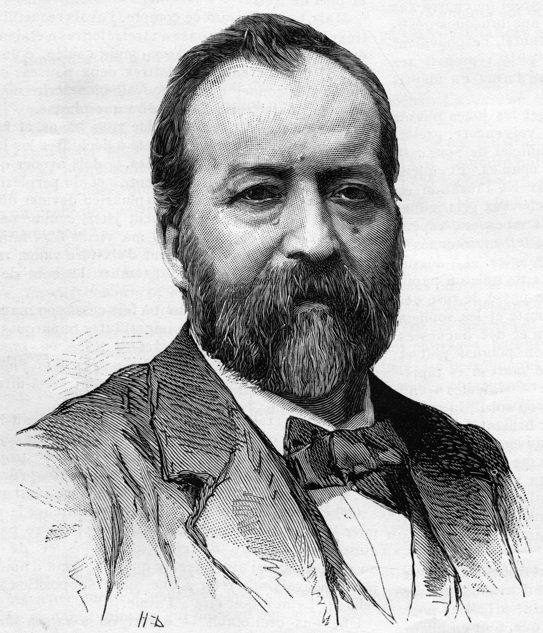 Jules Castagnary (1830-1888) francia jogász, újságíró és politikus portréja. alkotó: Unknown artist