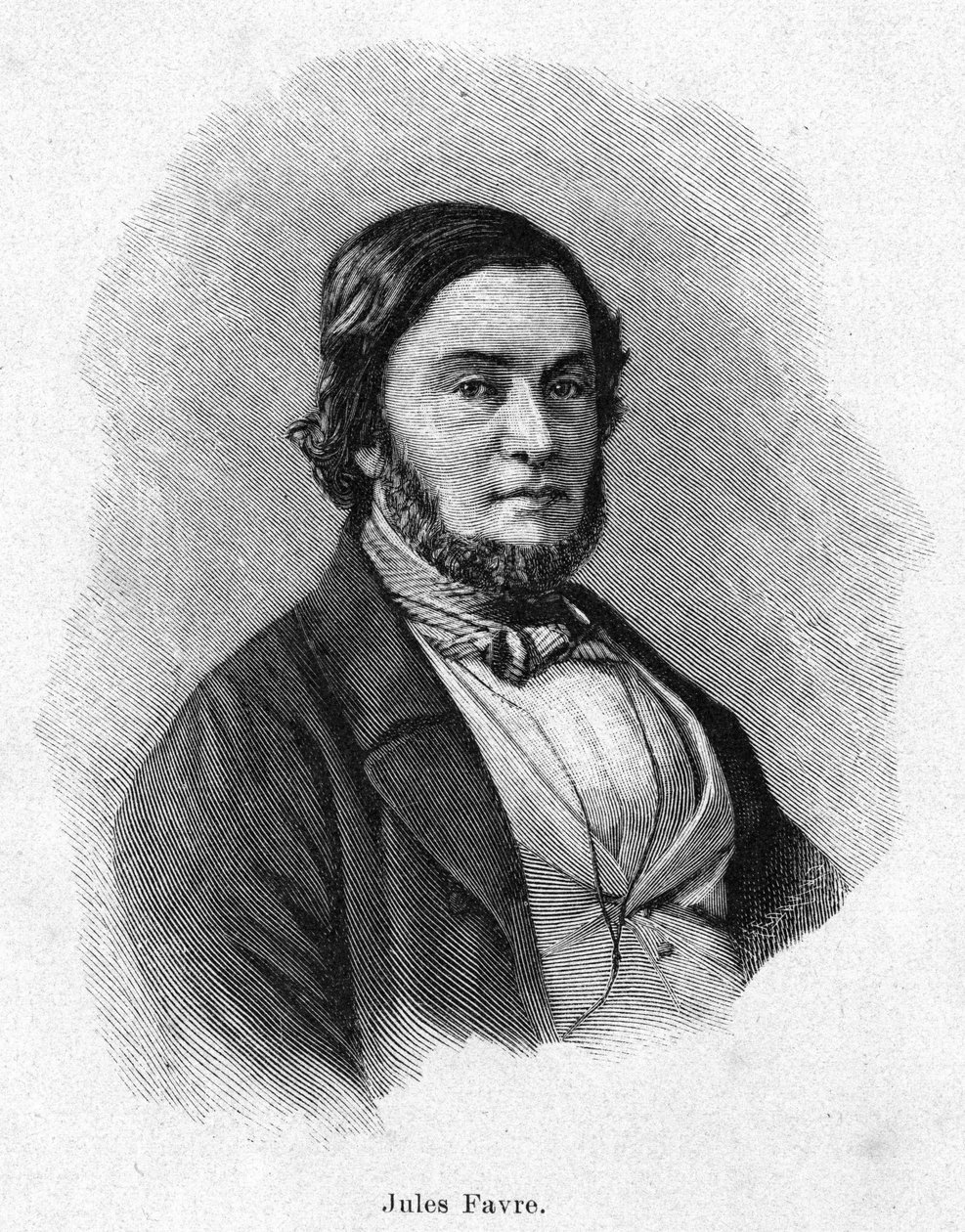 Jules Favre (1809-1880) francia politikus portréja alkotó: Unknown artist