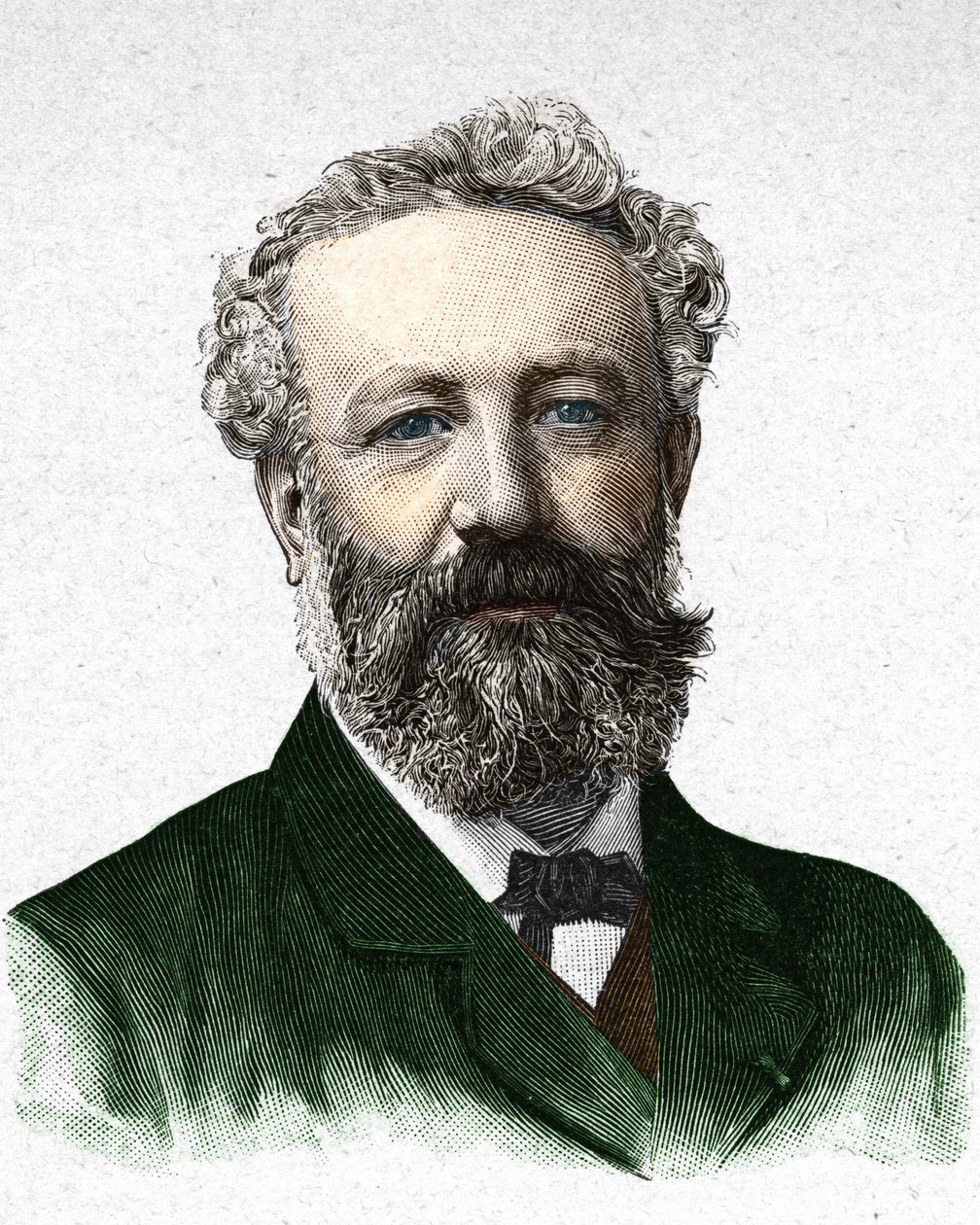 Jules Verne francia író (1828-1905) portréja alkotó: Unknown artist