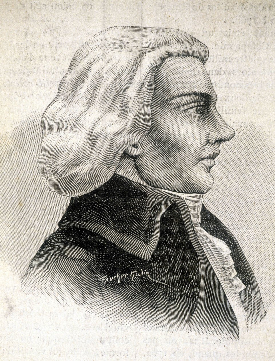 Julien-Louis Geoffroy, kritikus (1743-1814) portréja – a „Les Contemporains” című kötetben, 19. század végén. alkotó: Unknown artist