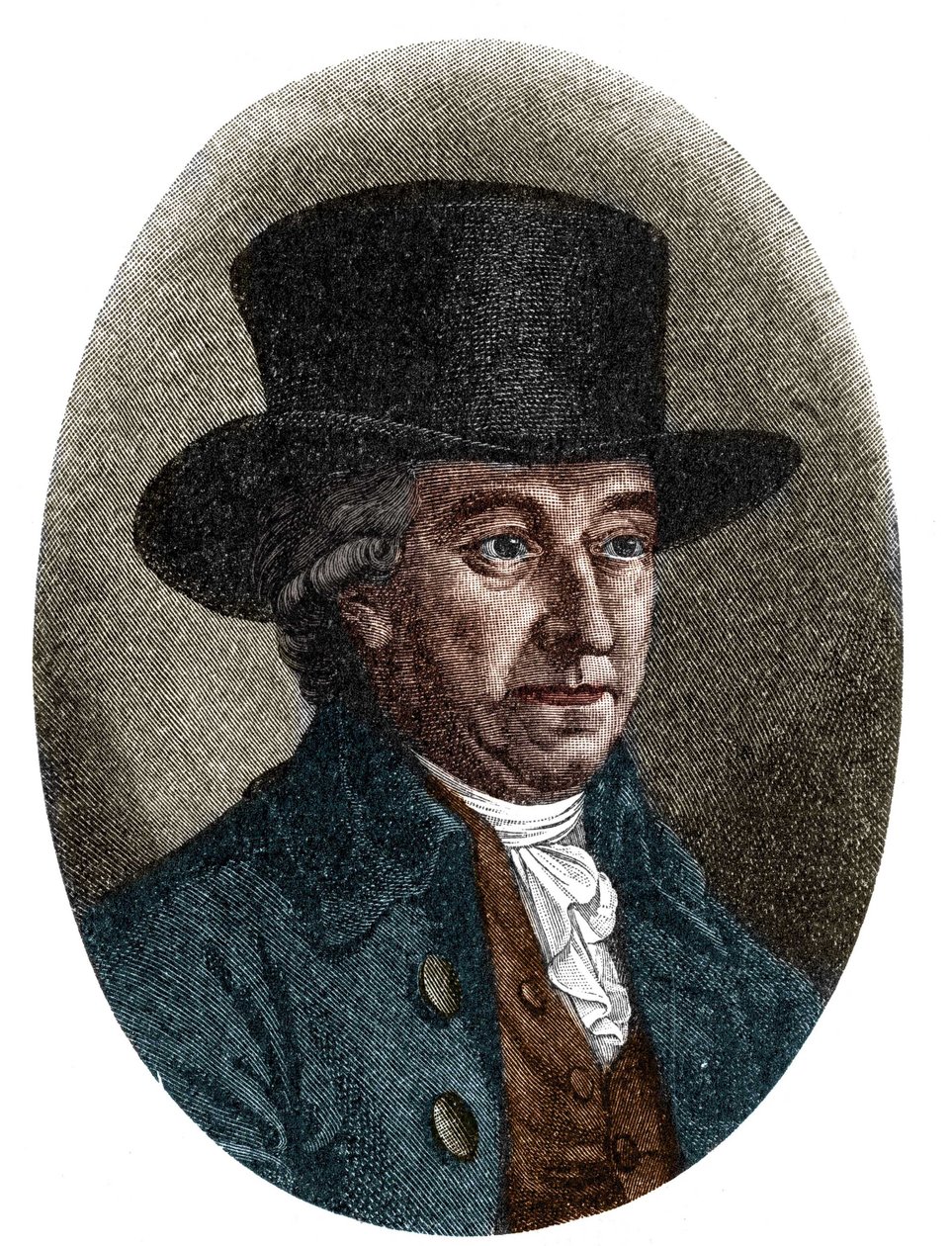 Justus Moser portréja (vagy Mosers vagy Moeser alkotó: Unknown artist