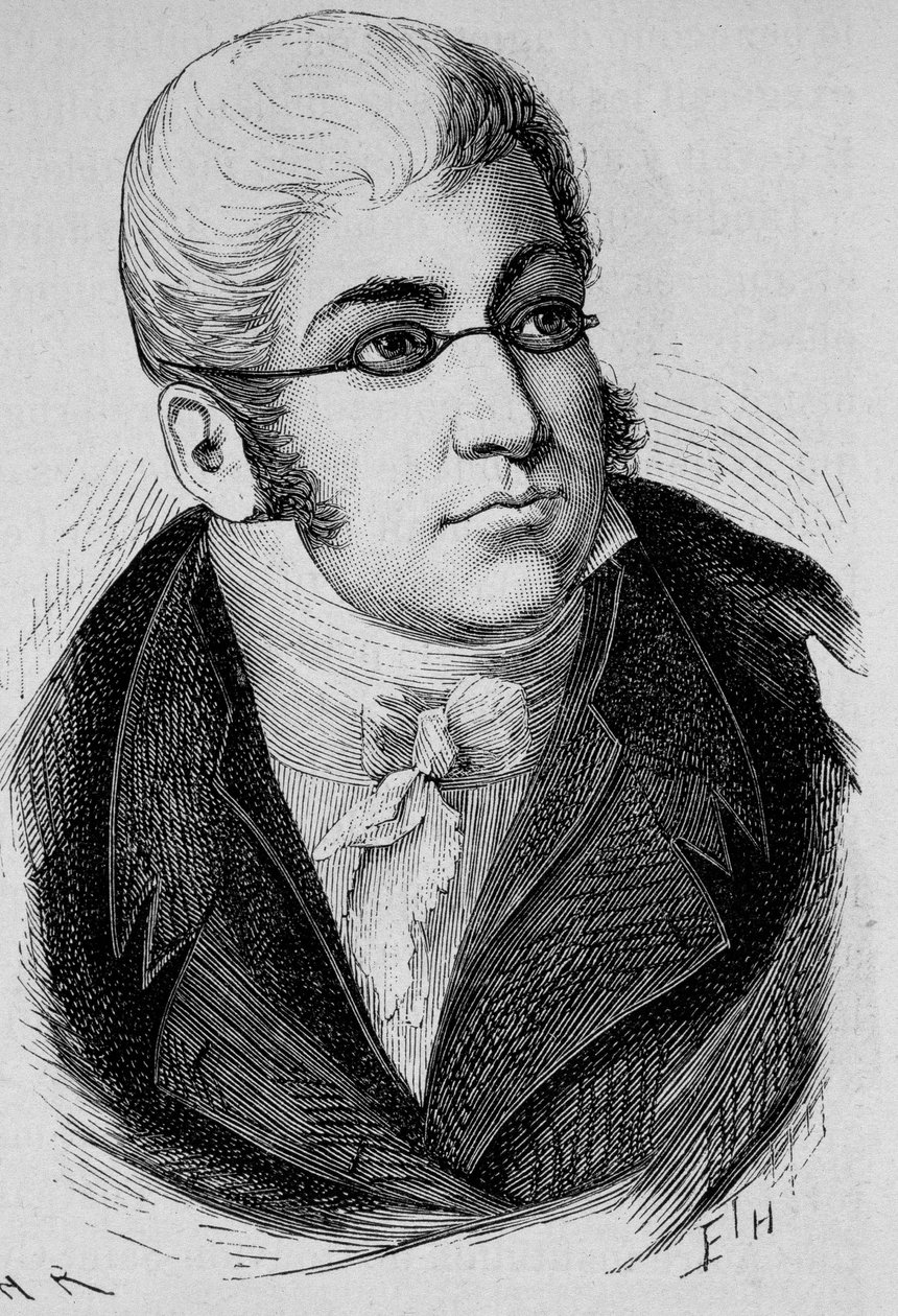 La Romiguière portréja. század végi metszet a „Histoire de France”-ban, H. Martin. alkotó: Unknown artist