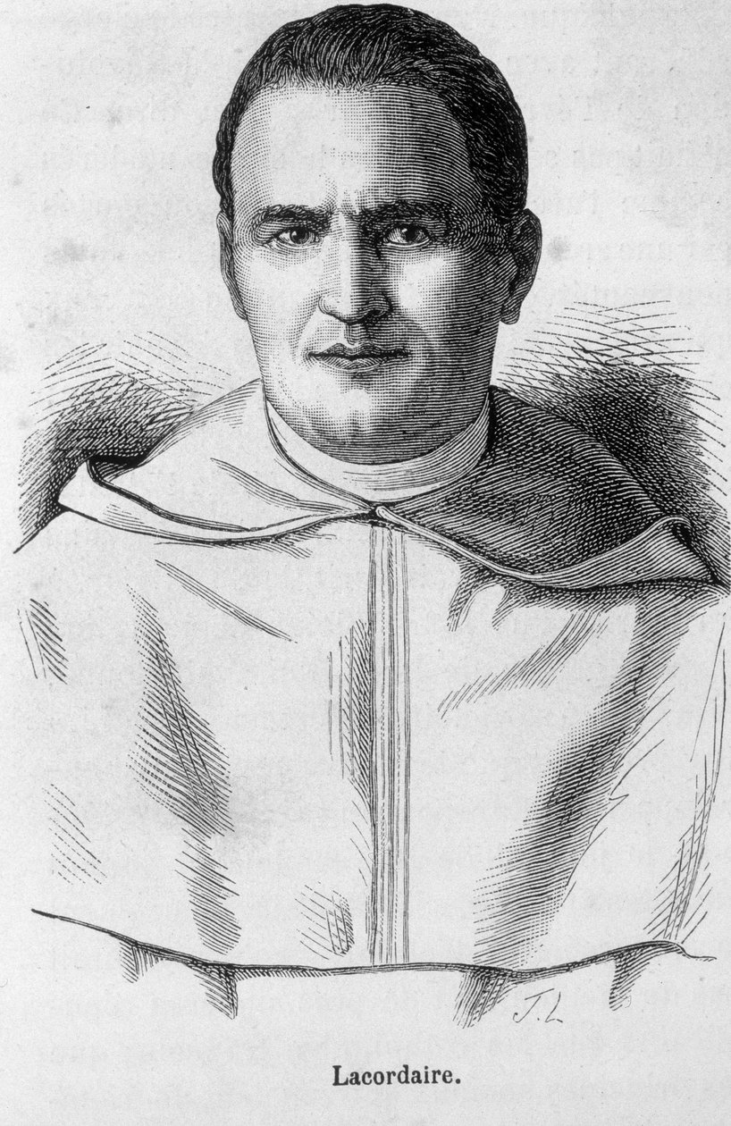 Lacordaire francia pap és domonkos (1802-1861) portréja. alkotó: Unknown artist