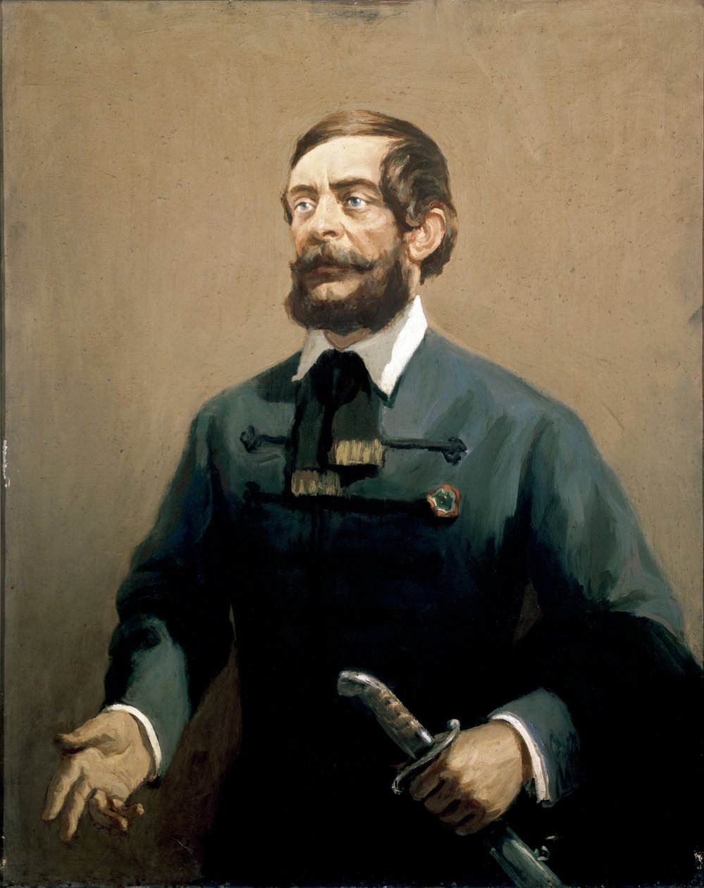 Kossuth Lajos, magyar államférfi és forradalmár portréja, 1870 körül (festmény) alkotó: Unknown Artist