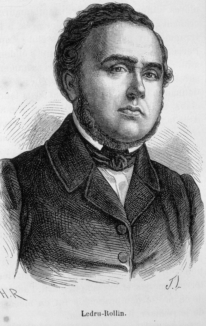 Ledru Rollin (Ledru-Rollin), francia politikus (1807-1874) portréja alkotó: Unknown artist