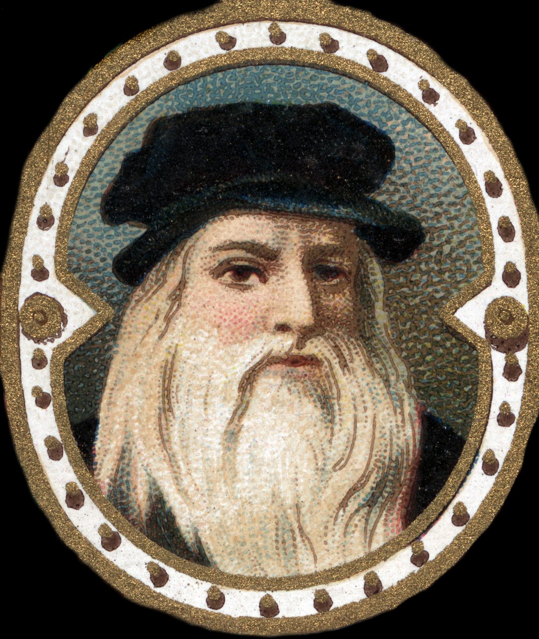 Leonardo da Vinci (1452 - 1519) portréja (Leonardo da Vinci). alkotó: Unknown artist