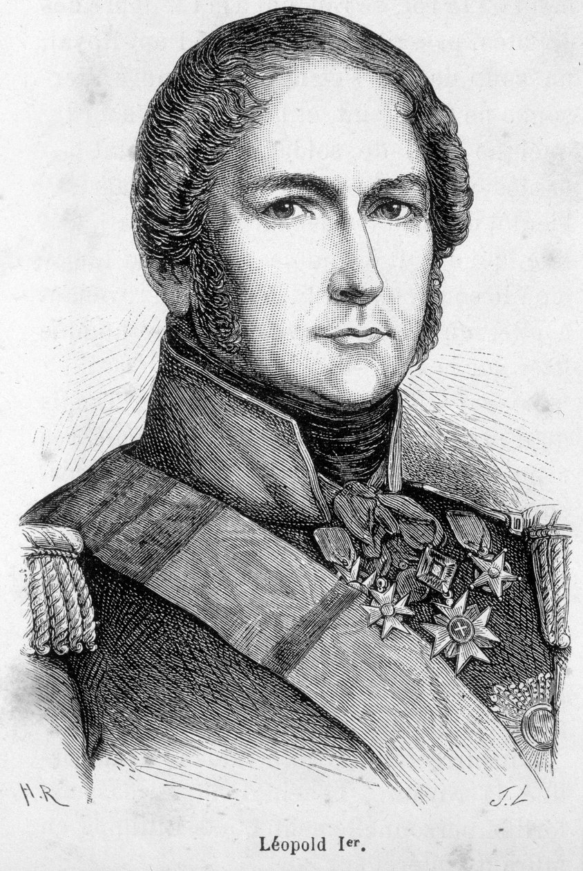 I. Lipót szász portréja Cobourg Gotha (Szász-Coburg-Gotha alkotó: Unknown artist