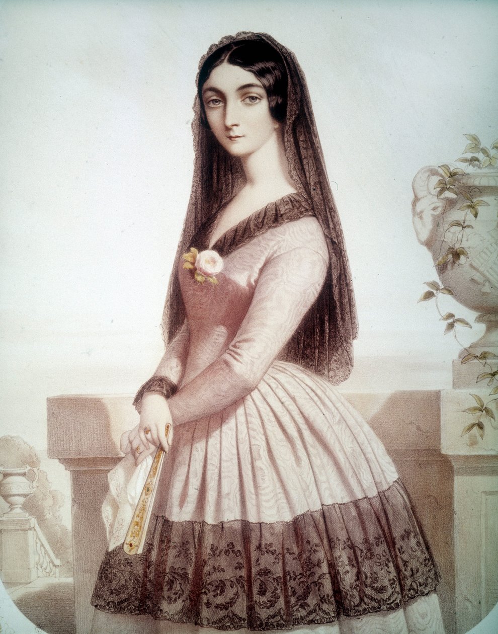Lola Montes ou Montez (vagy Maria Dolores Gilbert) (1818-1861) portréja, Louis I de Baviere kedvence alkotó: Unknown artist