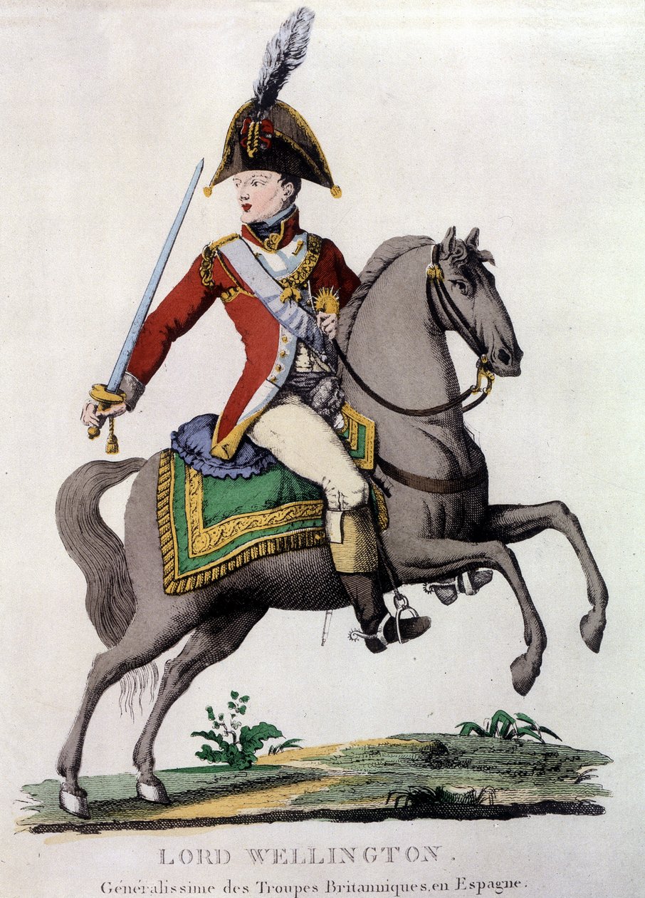 Lord Wellington (1769-1852), a spanyolországi brit csapatok tábornokának portréja. alkotó: Unknown artist