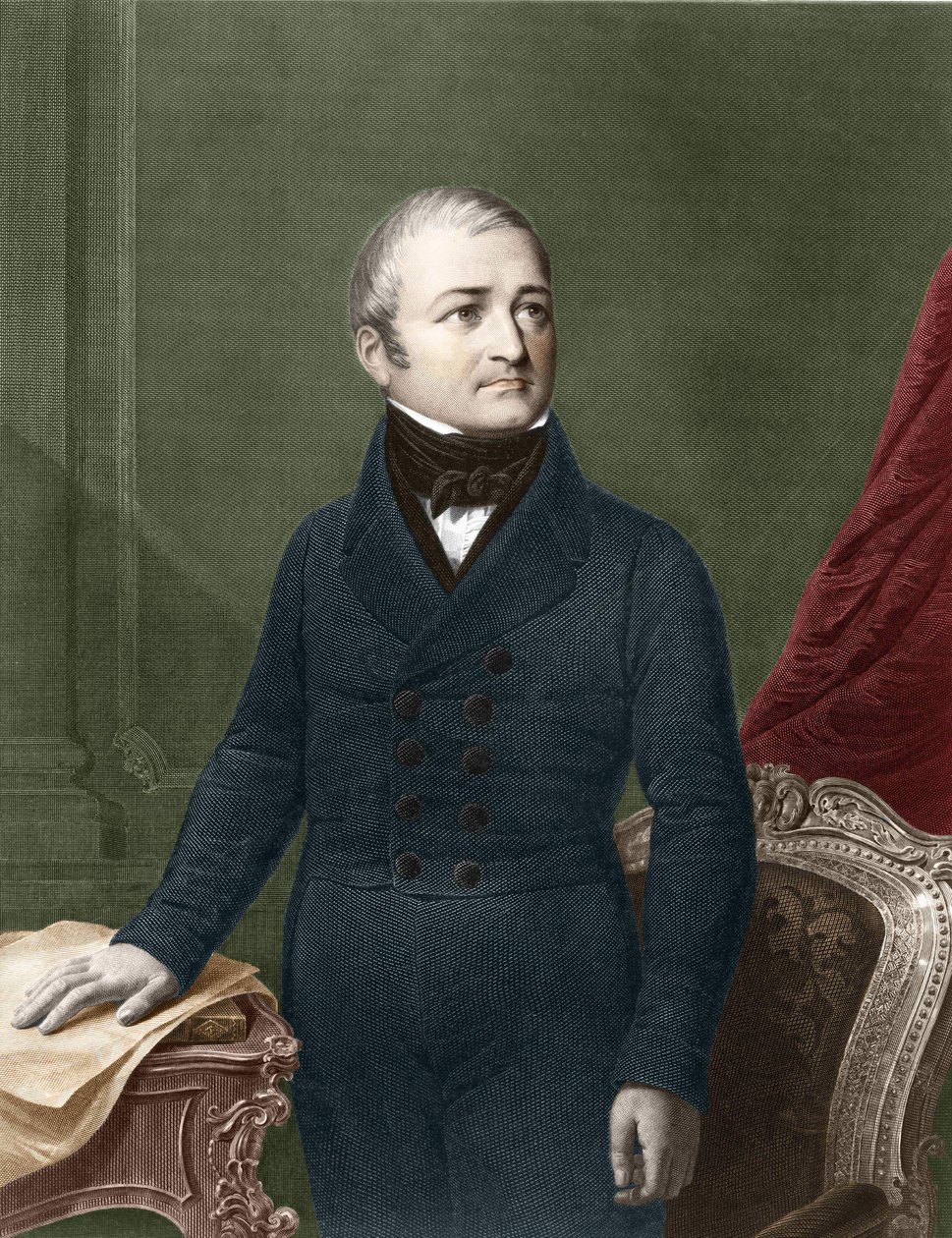 Louis Adolphe Thiers (1797 - 1877) fiatal portréja. alkotó: Unknown artist