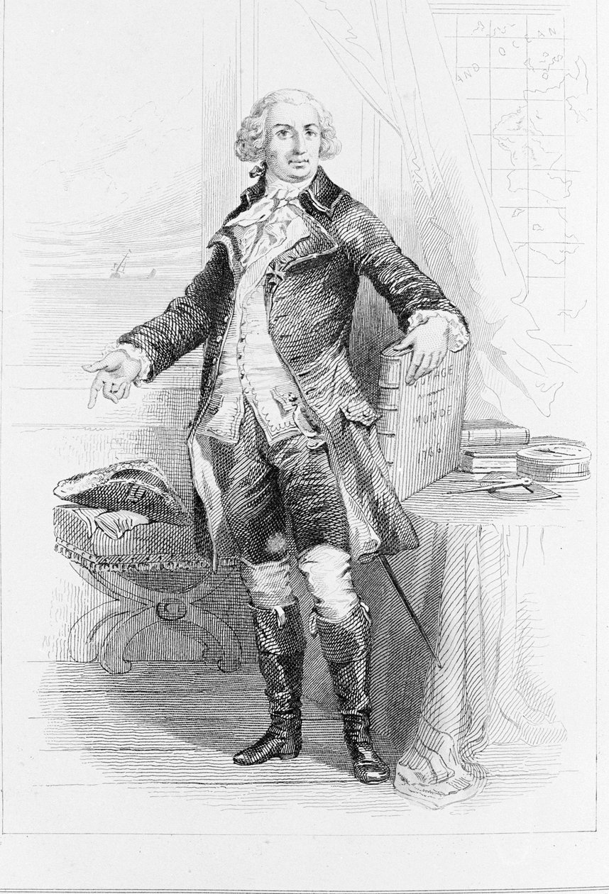Louis Antoine, Bougainville grófjának (1729-1811) portréja. alkotó: Unknown artist