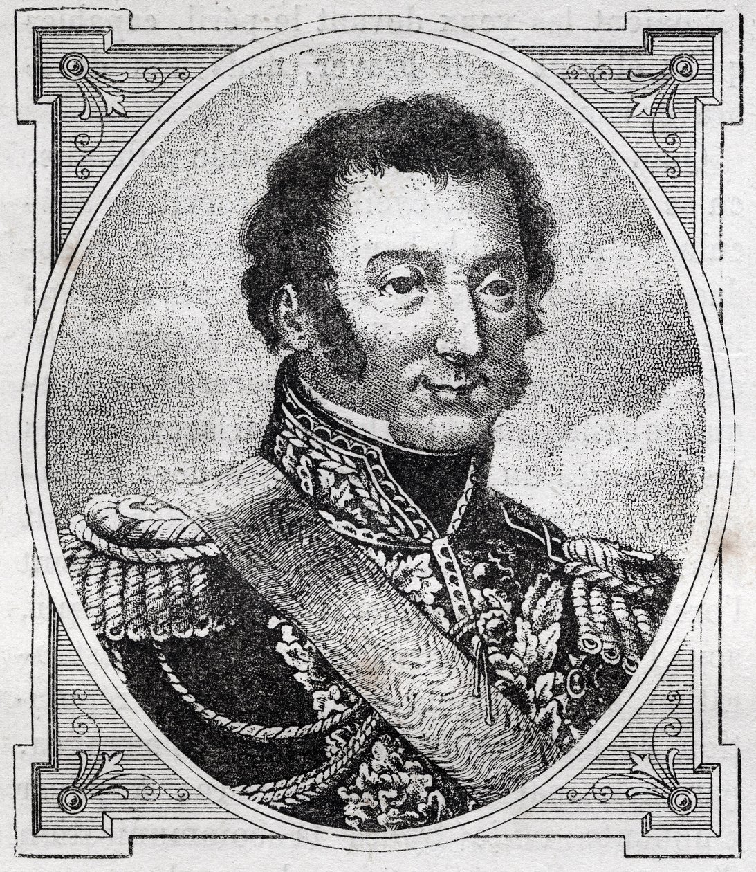 Louis Auguste Victor de Ghaisne de Bourmont (1773-1846), francia marsall portréja. alkotó: Unknown artist