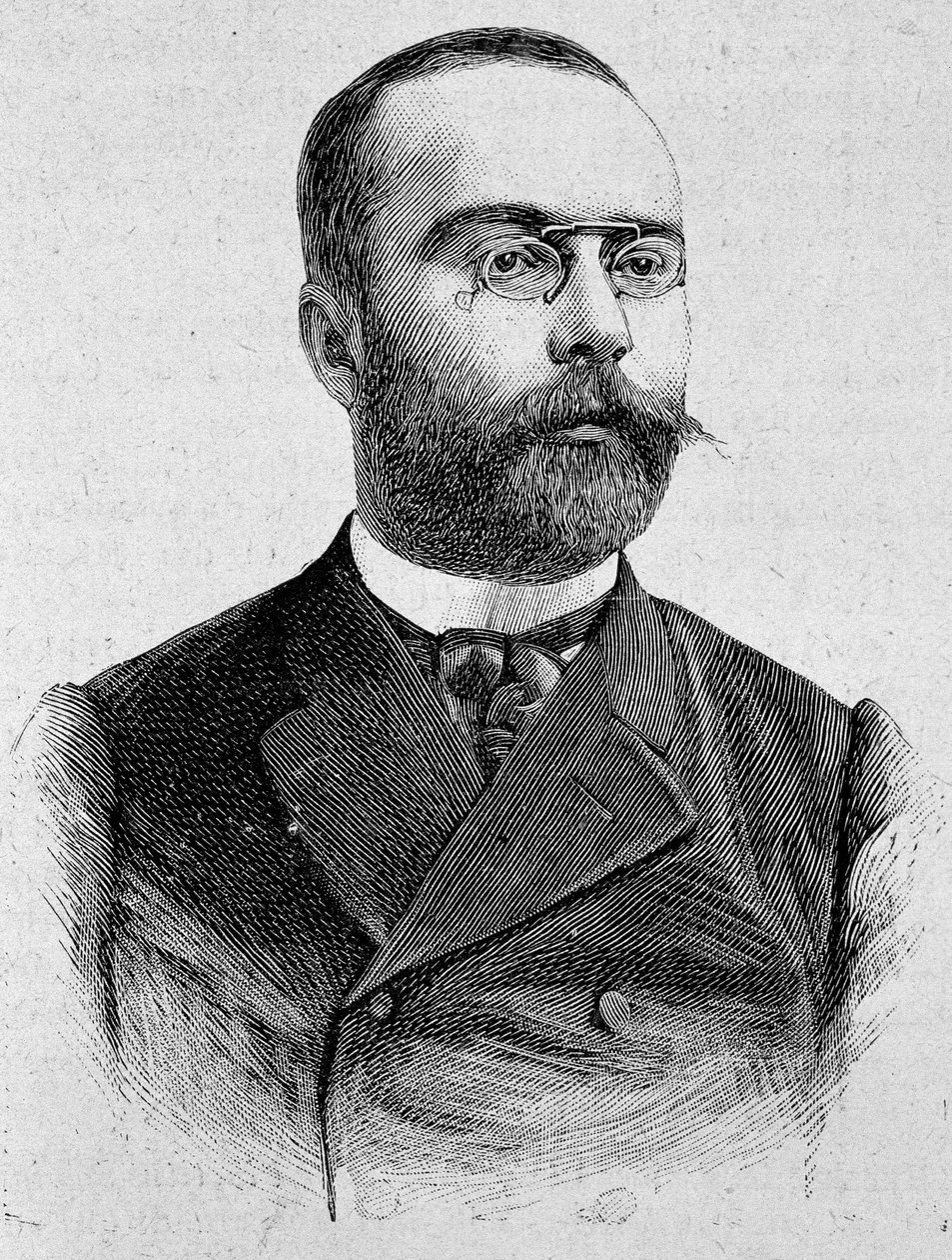 Louis Barthou (1862-1934) portréja. század végi metszet a „Histoire de France”-ban, H. Martin. alkotó: Unknown artist