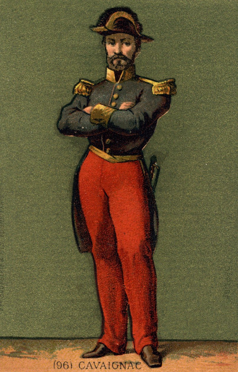 Louis Eugène Cavaignac (1802-1857) francia tábornok és politikus portréja. alkotó: Unknown artist