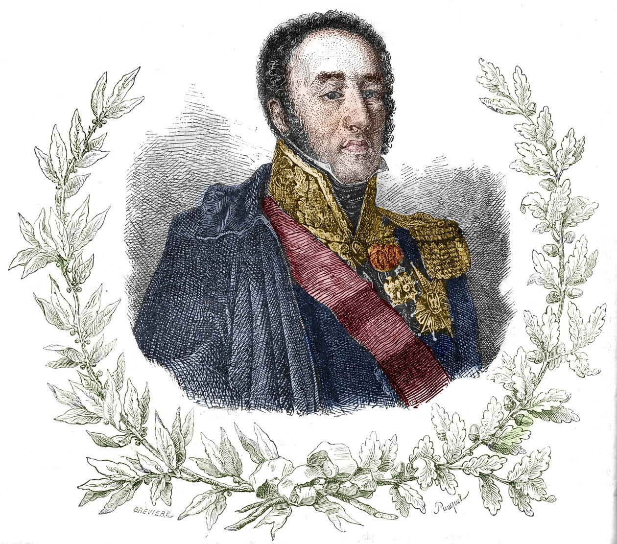 Louis Gabriel (Louis-Gabriel) Suchet (1770-1826) portréja. alkotó: Unknown artist