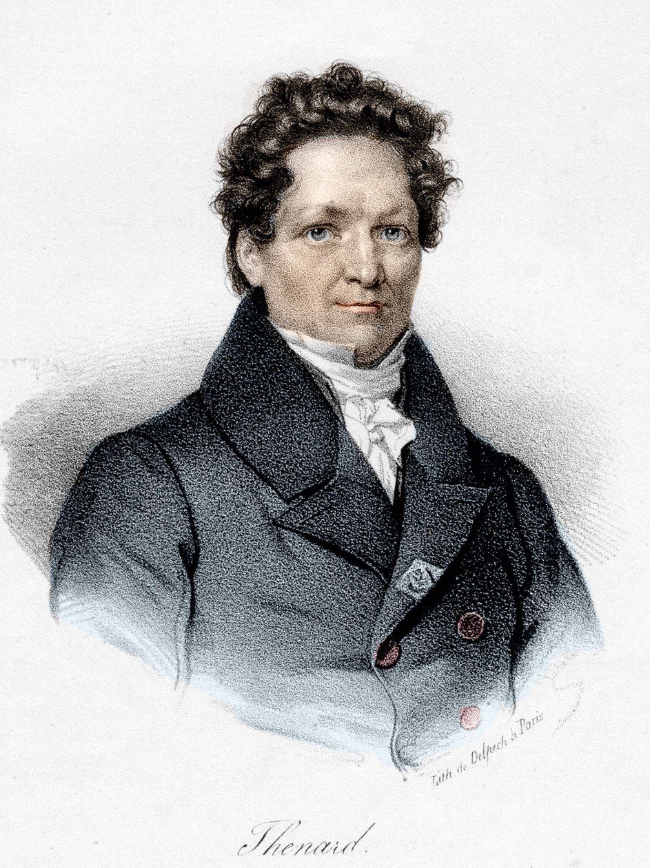 Louis Jacques Thénard (1777-1857) francia kémikus portréja. alkotó: Unknown artist