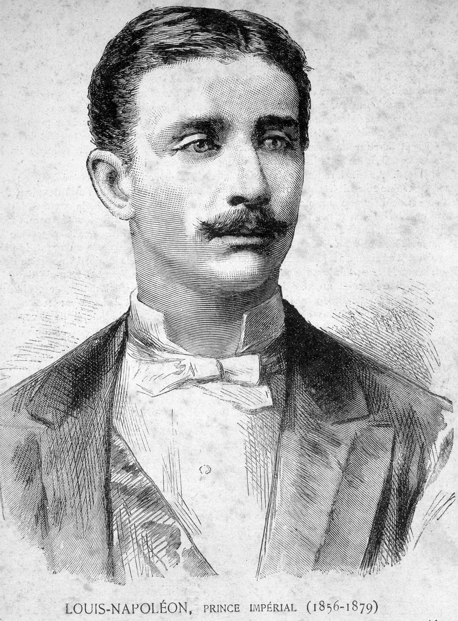 Lajos Napóleon császári herceg (1856 - 1879) portréja (III. Napóleon fia) - a „Les Contemporains”-ban, n.d. század vége. alkotó: Unknown artist