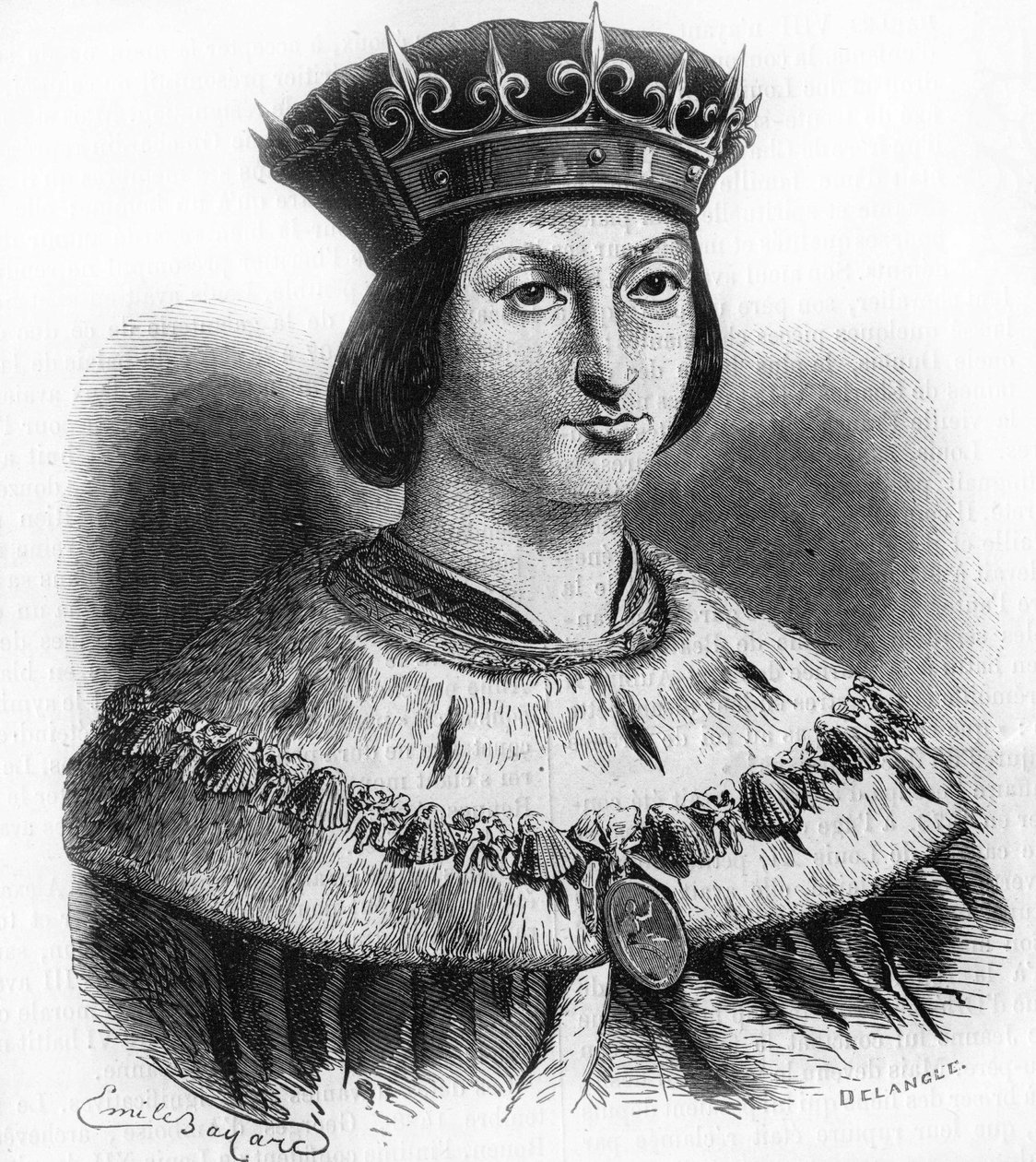 XII. Lajos (1462-1515), francia király portréja. alkotó: Unknown artist