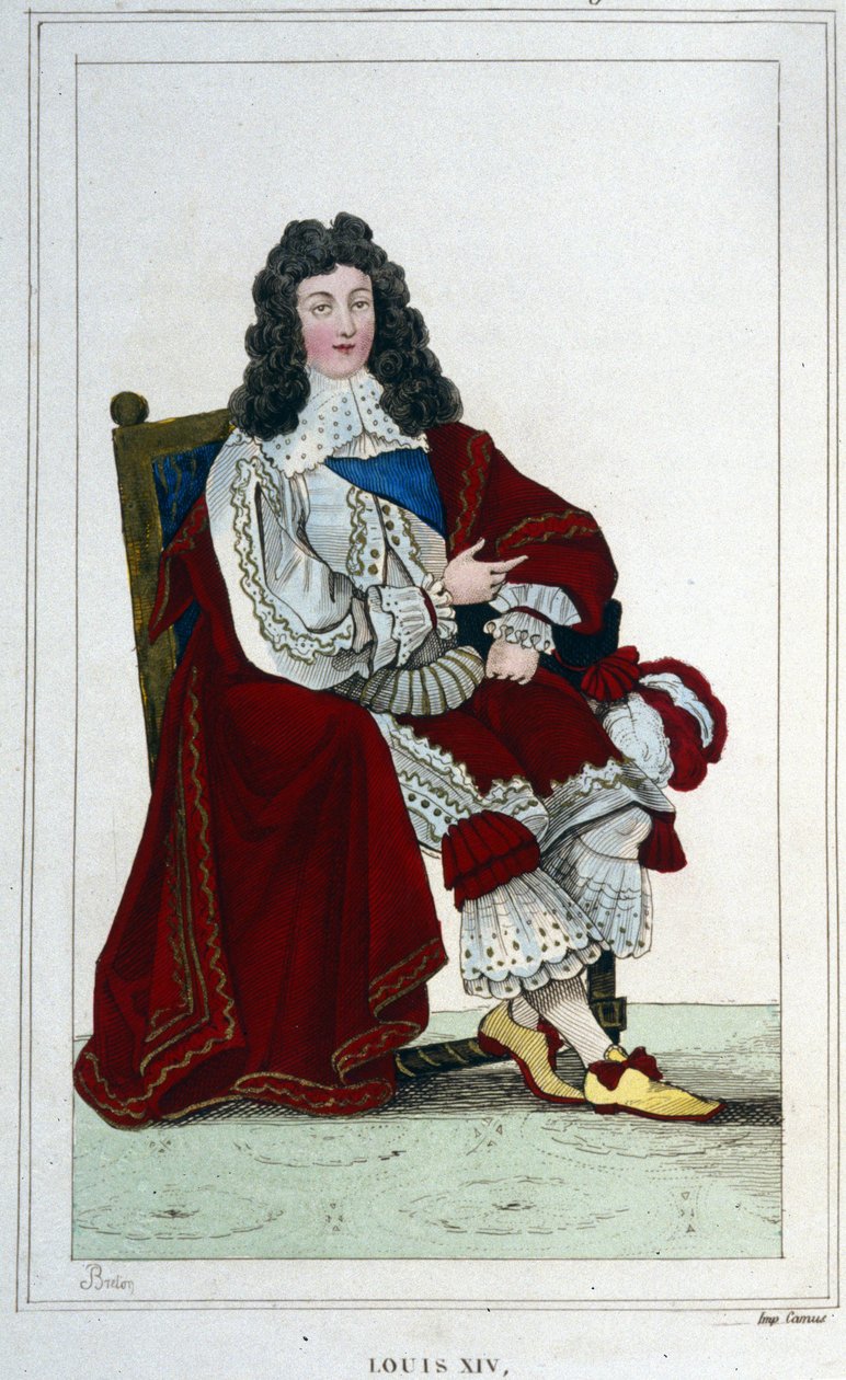 XIV. Lajos (1638-1715), francia király portréja. alkotó: Unknown artist