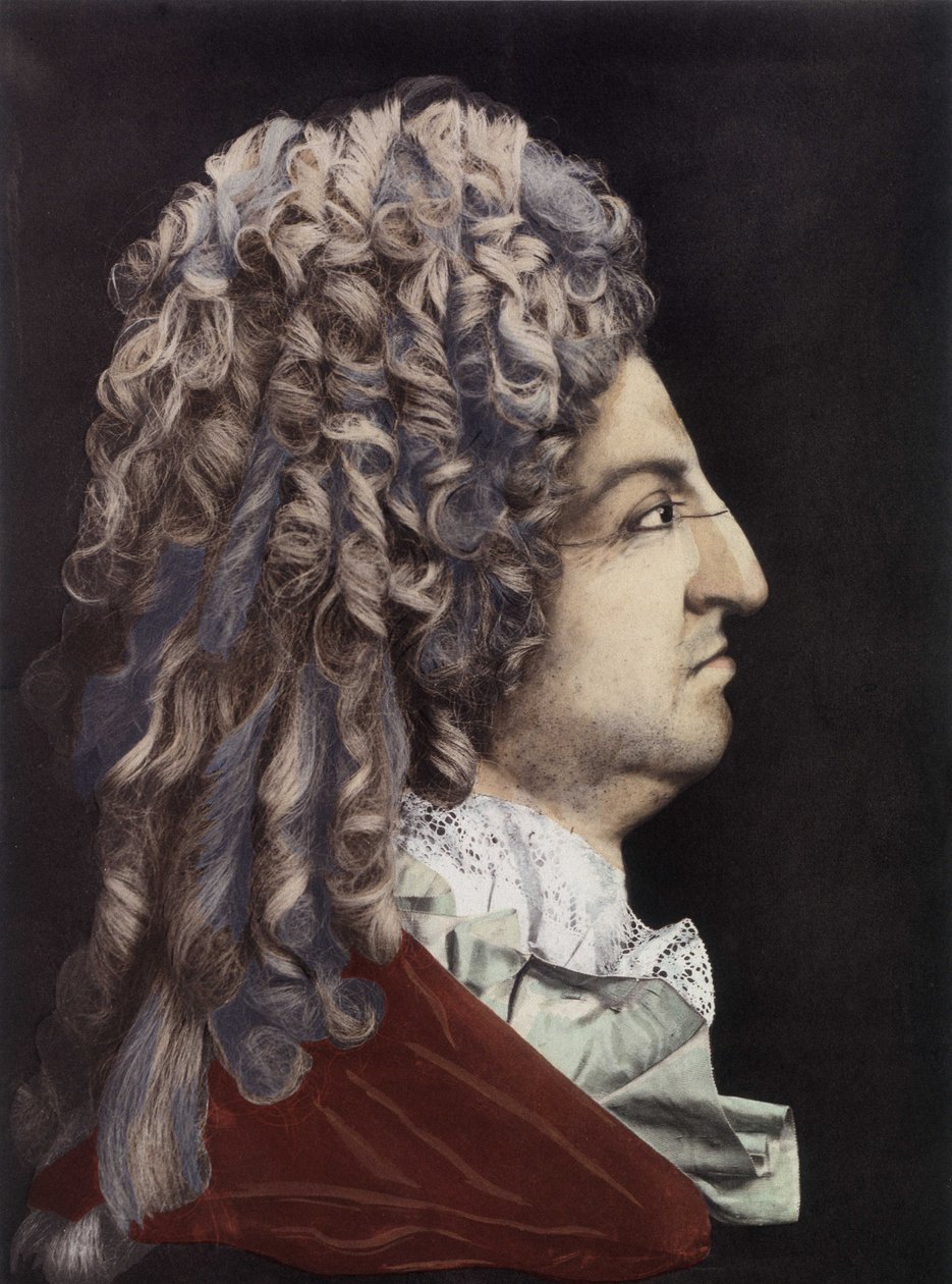 XIV. Lajos portréja - viaszmedál, királyszoba, Versailles-i palota. alkotó: Unknown artist