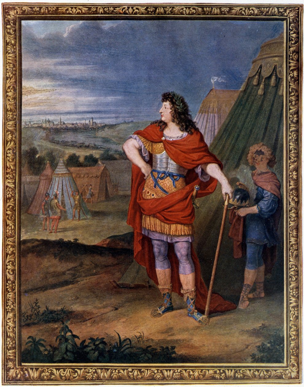 XIV. Lajos római császárnak öltözött portréja. alkotó: Unknown artist