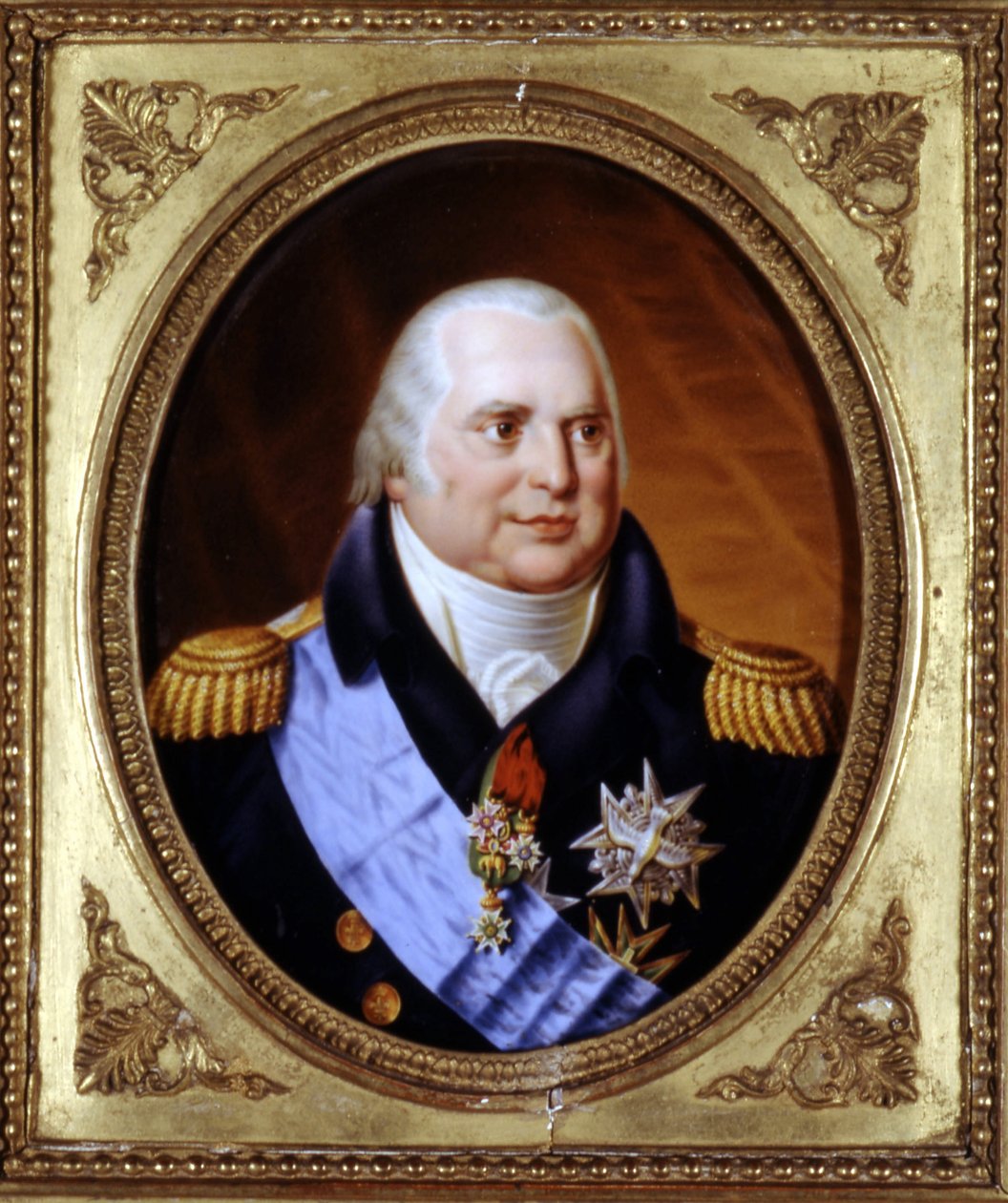 XVIII. Lajos (1755-1824) portréja. Festés. Private Coll. alkotó: Unknown artist
