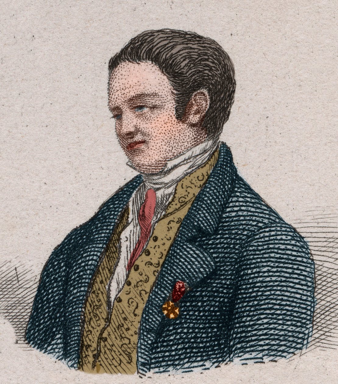 Louis de Fontanes (1757-1821) francia író és politikus portréja. alkotó: Unknown artist