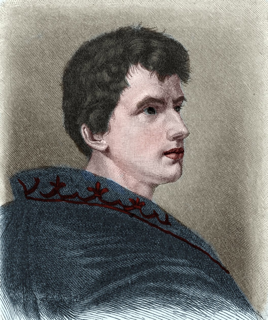 Ludwig Joachim von Arnim dit Achim von Arnim (1781-1831), német regényíró, rovatíró, drámaíró és romantikus költő portréja. alkotó: Unknown artist