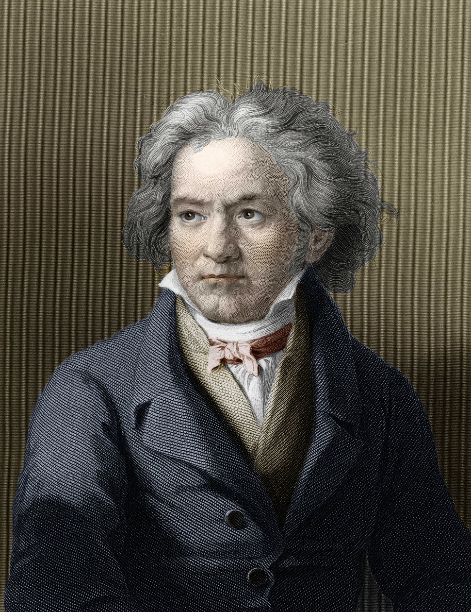 Ludwig van Beethoven (1770-1827) német zeneszerző portréja. alkotó: Unknown artist