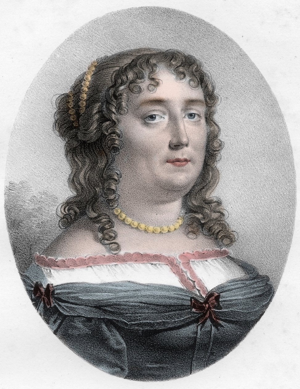 Madame de Scudery (1607-1701) portréja - Madame de Scudery (vagy Madeleine de Scuderi (1607 - 1701), francia betűs nő portréja) alkotó: Unknown artist