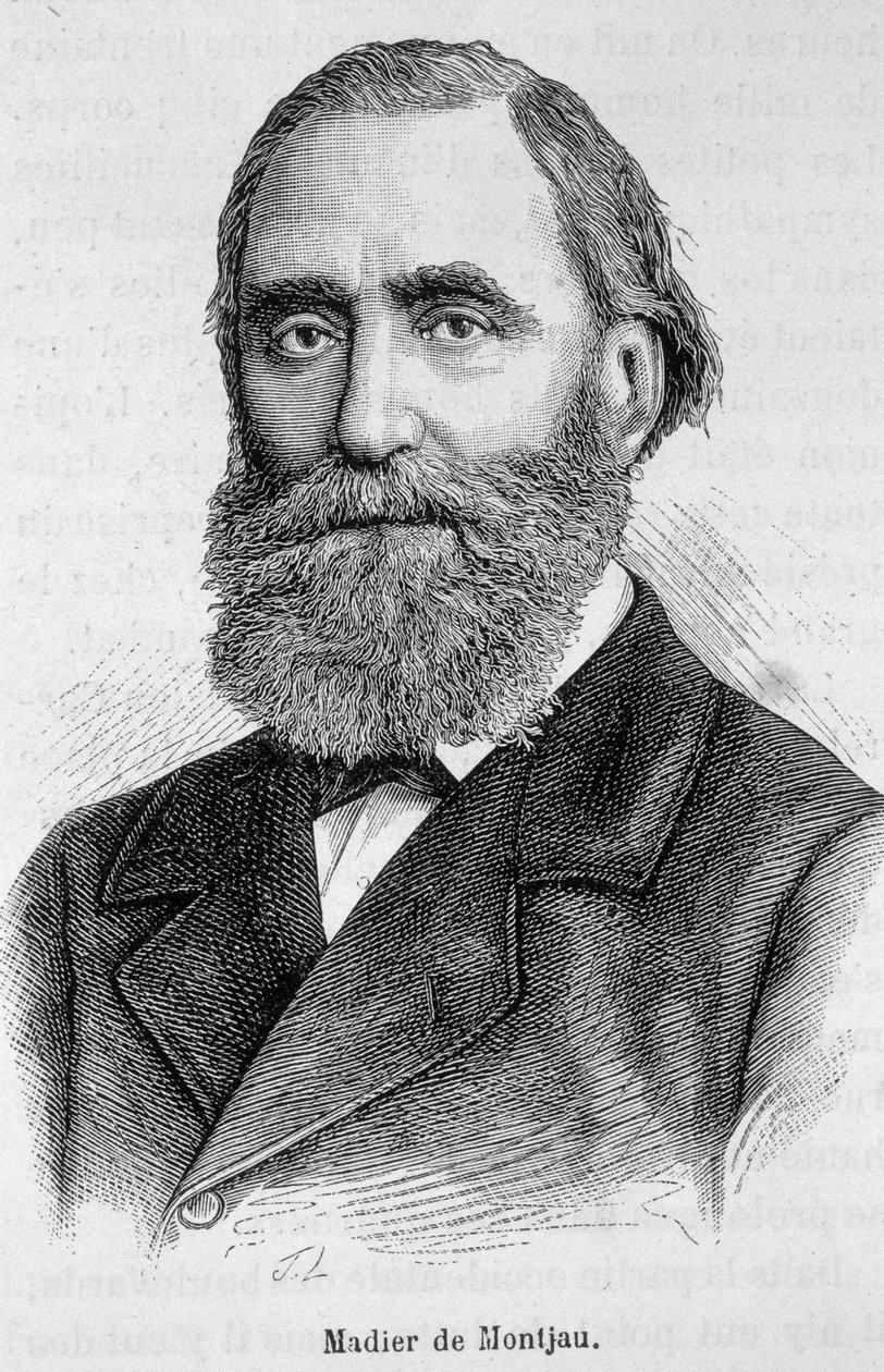Madier de Montjau 19. századi francia parlamenti képviselő portréja. alkotó: Unknown artist