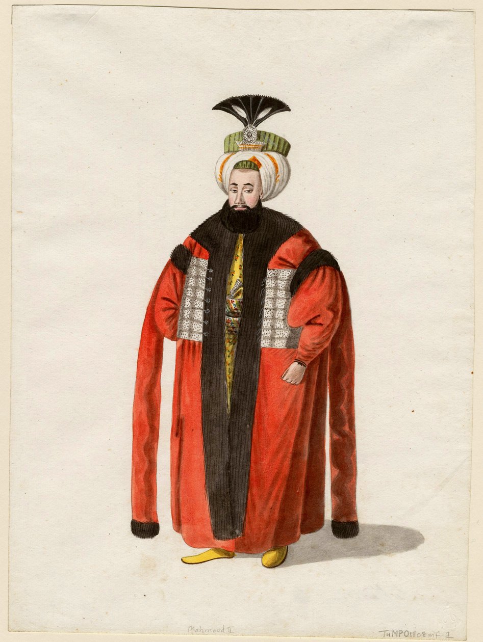 II. Mahmud portréja (1785-1839) alkotó: Unknown artist
