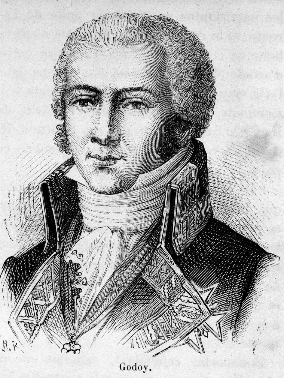 Manuel de Godoy, Alcudia hercege, La Paz hercege (1767-1851), spanyol politikus portréja. alkotó: Unknown artist