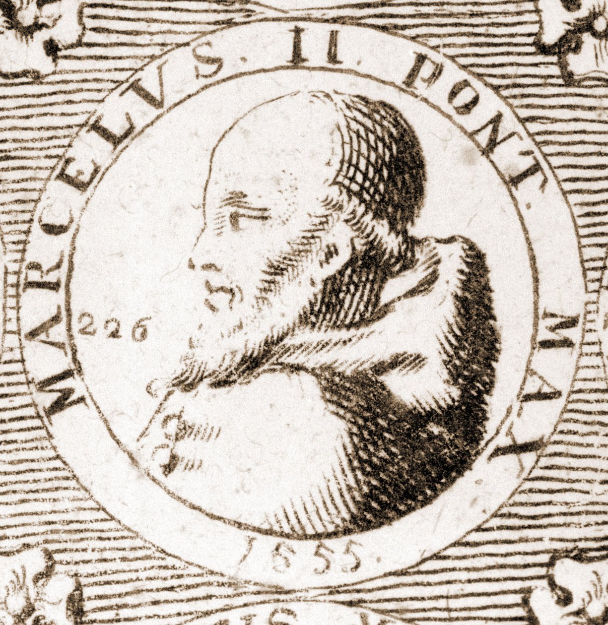 II. Marcel (1501-1555) portréja. alkotó: Unknown artist