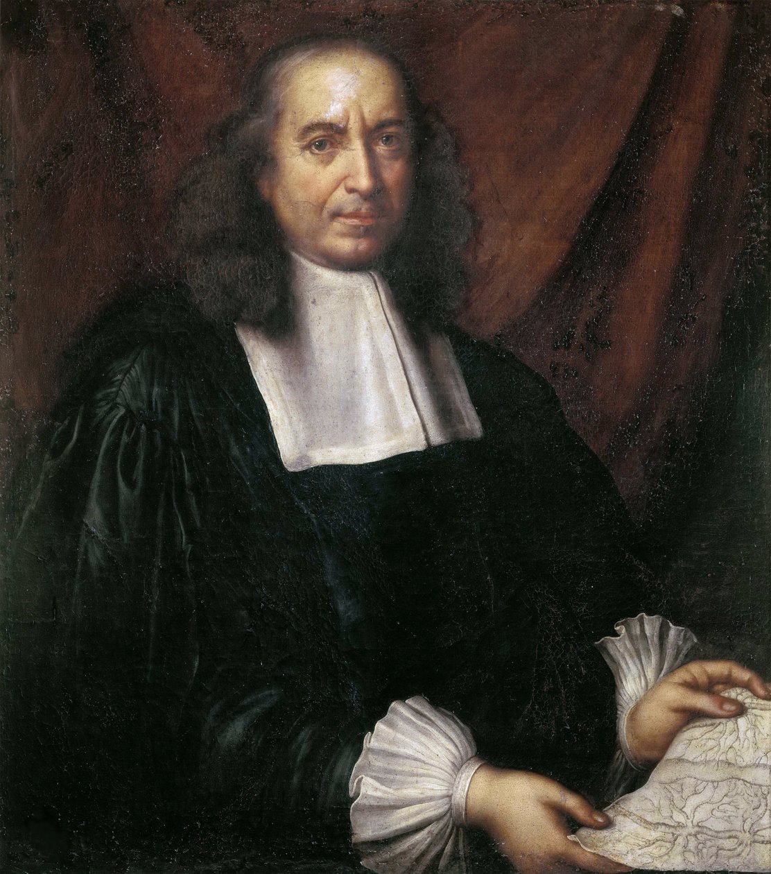 Marcello Malpighi (1628-1694) portréja, Anonymous. Olaj, vászon, Mérete: 85x72. Galleria Borghese, Róma alkotó: Unknown artist