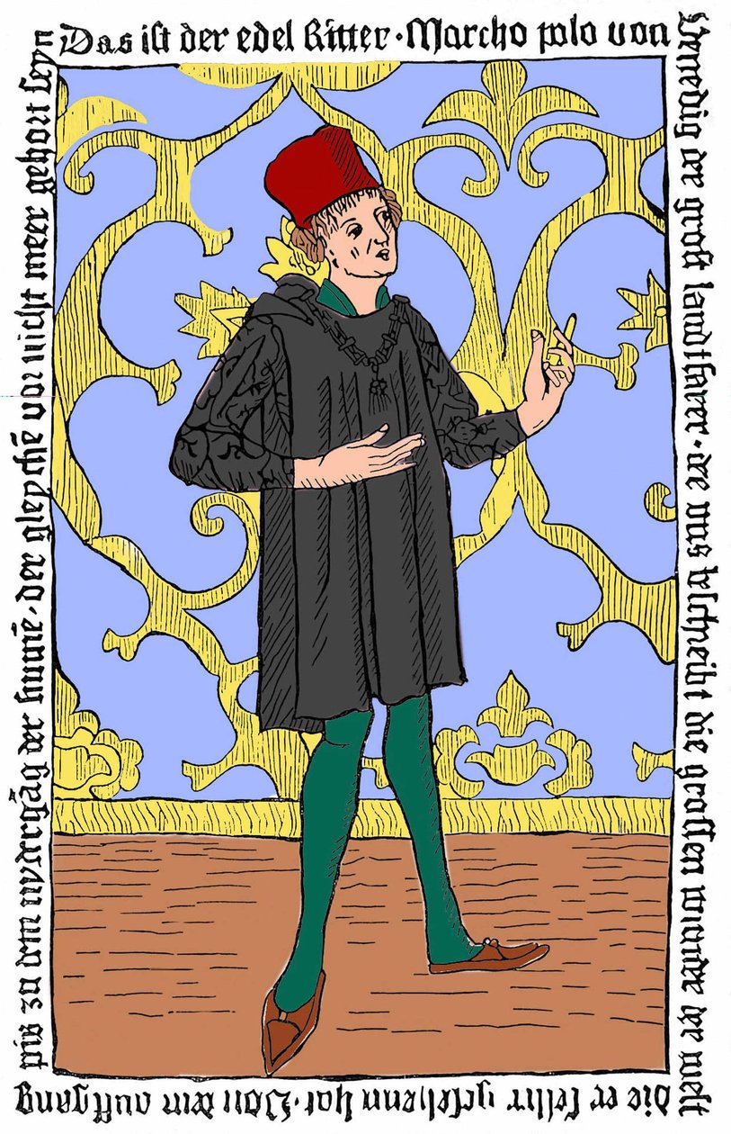 Marco Polo portréja (1254-1324) alkotó: Unknown artist