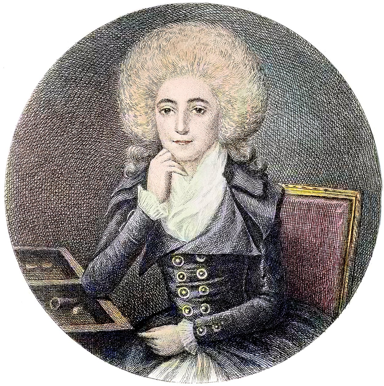 Marie Adrienne Francoise de Noailles, de La Fayette márki portréja alkotó: Unknown artist