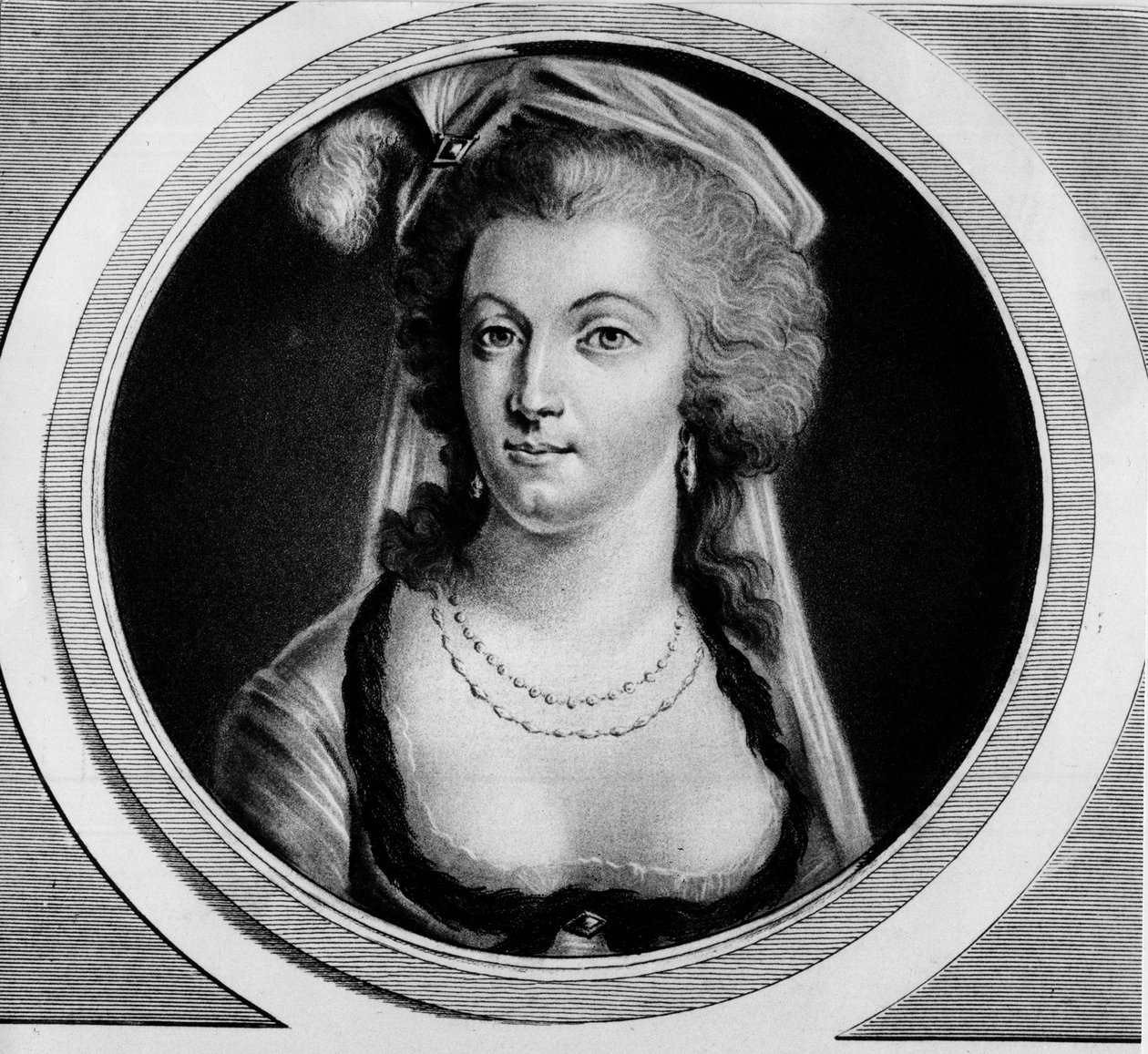 Marie Antoinette portréja (Marie-Antoinette alkotó: Unknown artist