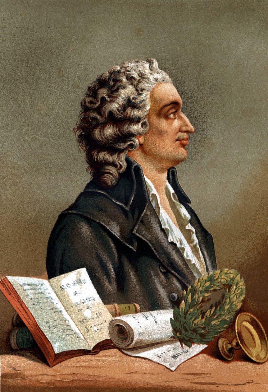 Marie Jean Antoine Nicolas de Caritat, de Condorcet márki (1743-1794) portréja Louis Figuier „Tudomány és emberei” után. Barcelona 1881 alkotó: Unknown artist