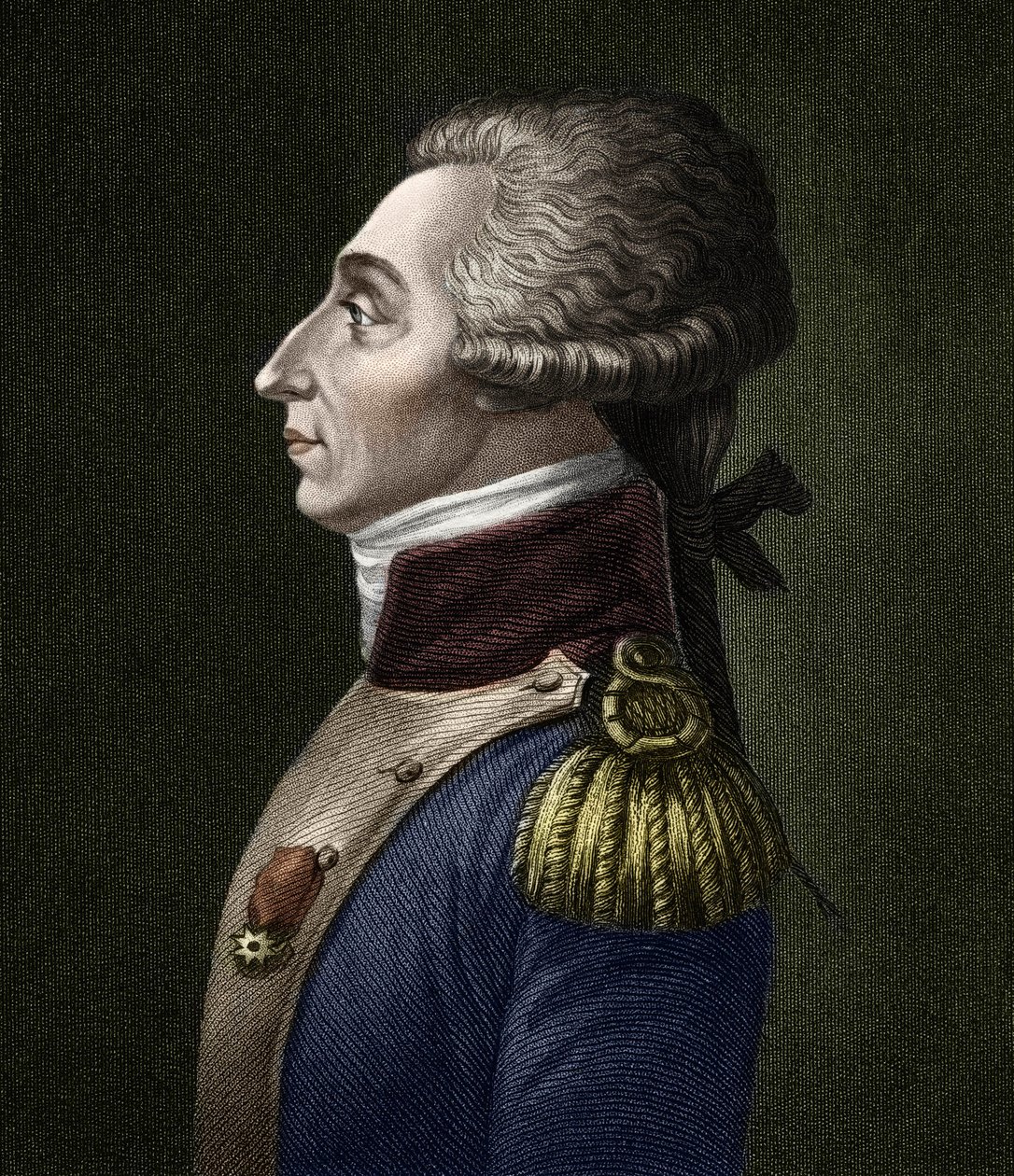 Marie Joseph Gilbert Motie Motier, de Lafayette márki (1757-1834), francia arisztokrata és katona portréja. alkotó: Unknown artist