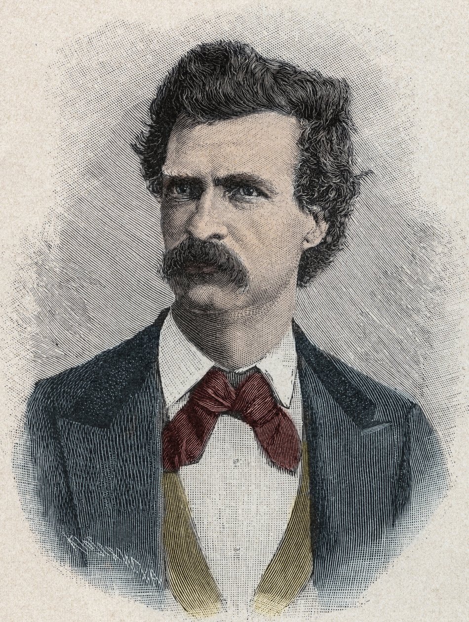Mark Twain portréja (Samuel Langhorne Clemens alkotó: Unknown artist