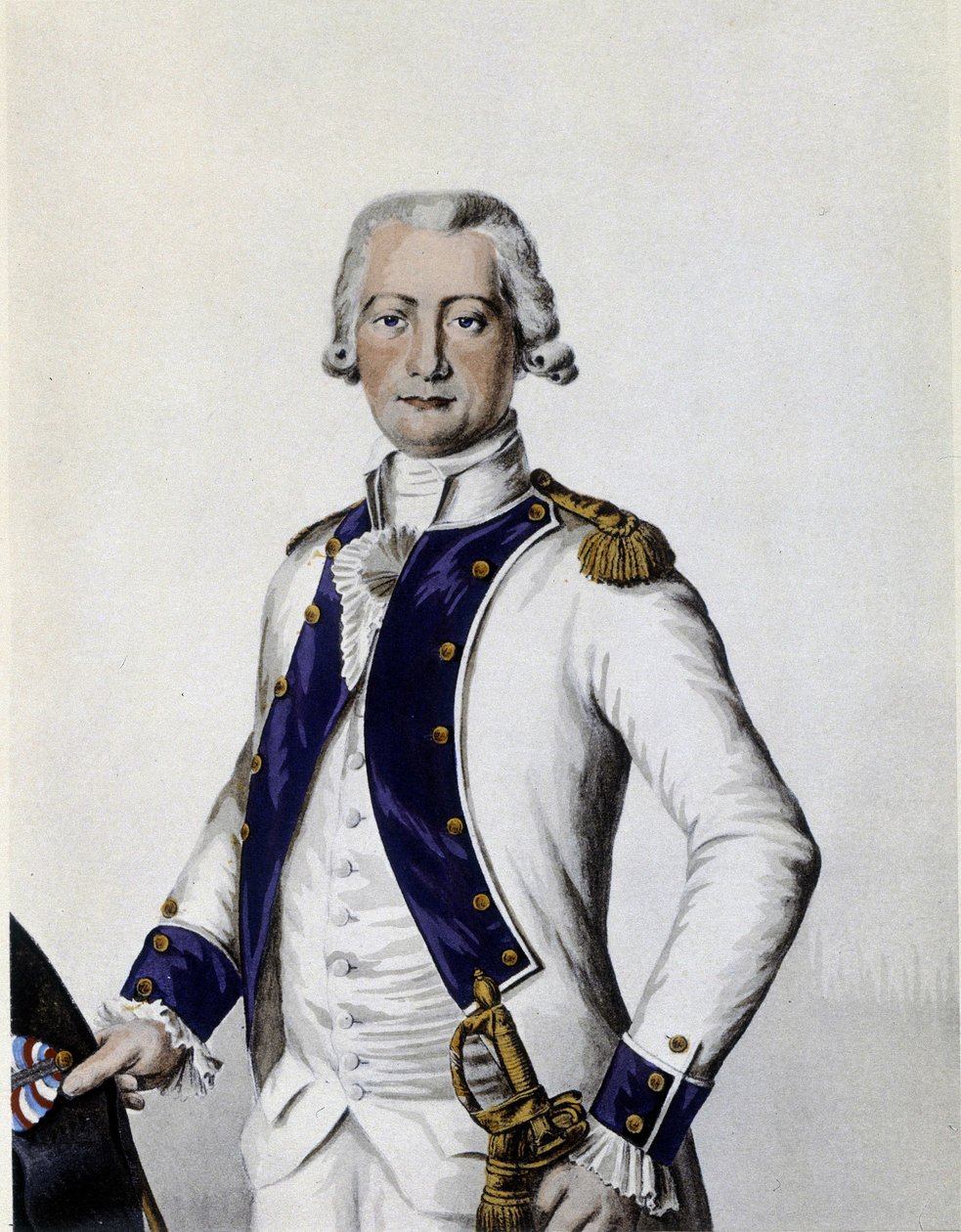 Lostanges márki, a Forez-ezred kapitányának portréja 1786-ban. alkotó: Unknown artist