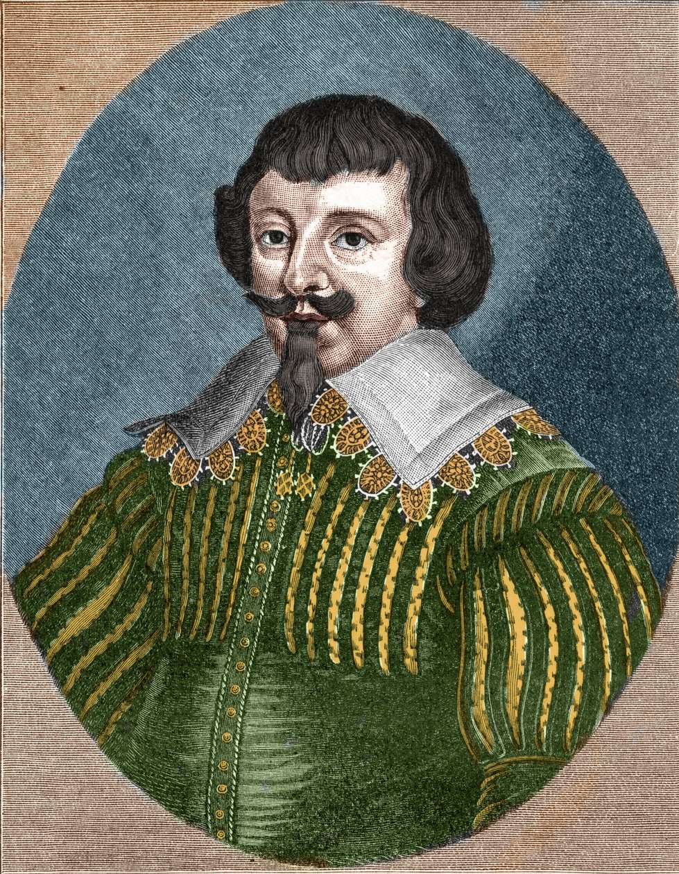 Martin Opitz (Martinus Opitius) (1597-1639) portréja, a német költészet atyja. alkotó: Unknown artist