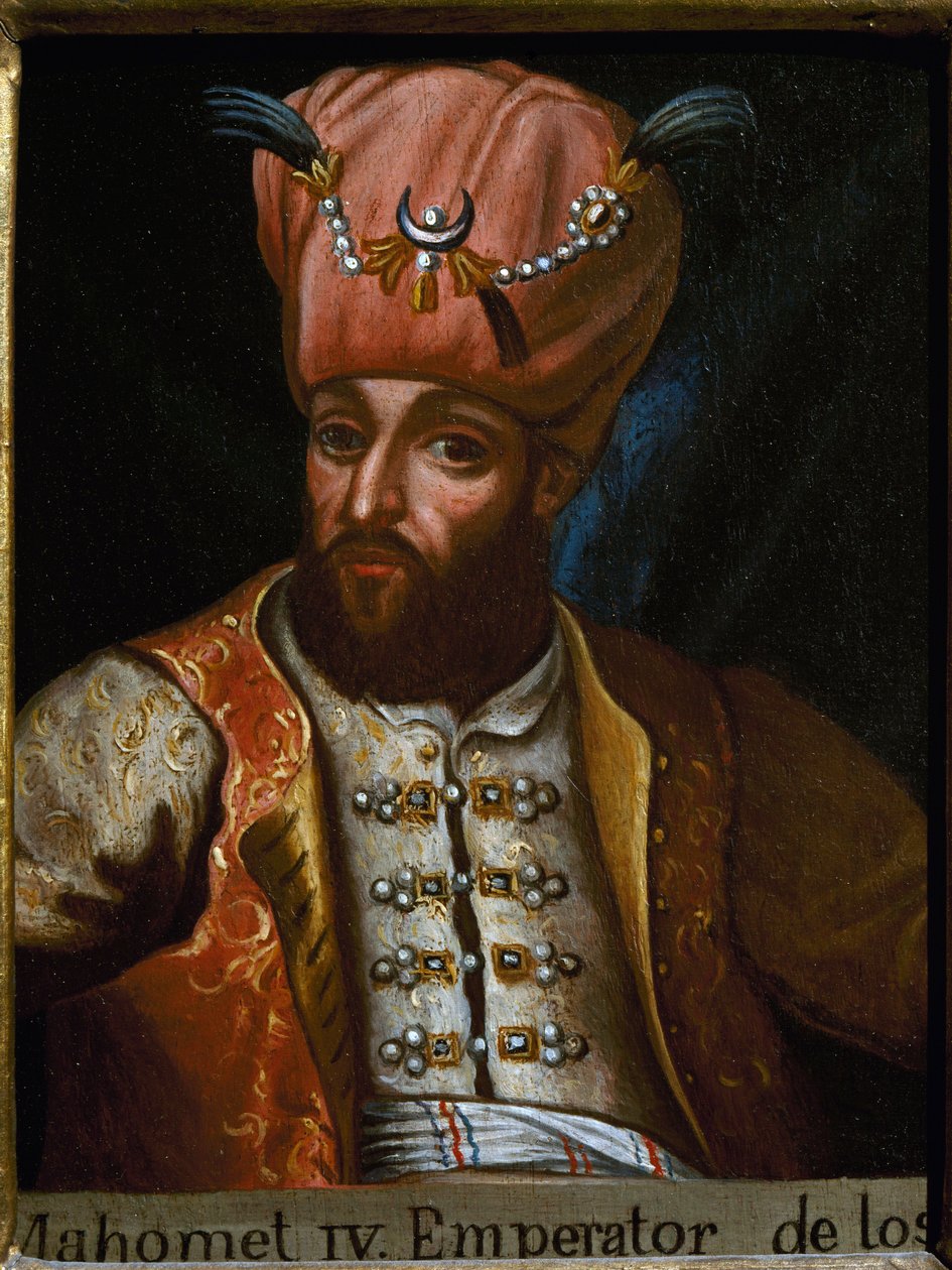 IV. Mehmed, a vadász, az Oszmán Birodalom szultánja portréja alkotó: Unknown artist