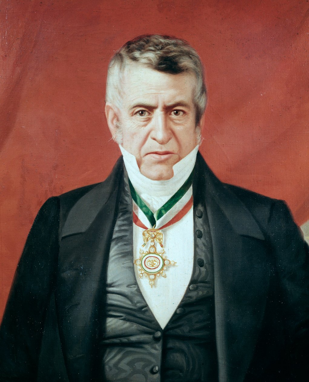 Jose Manuel de la Pena y Pena (1789-1850) mexikói elnök portréja Névtelen festmény, kb. 1847-1848 Nemzeti Történeti Múzeum, Chateau de Chapultepec Mexikó alkotó: Unknown artist