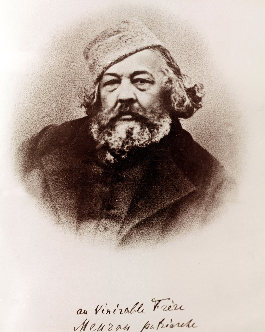 Mihail Bakunin (1814-1876) portréja. 19. század. alkotó: Unknown artist