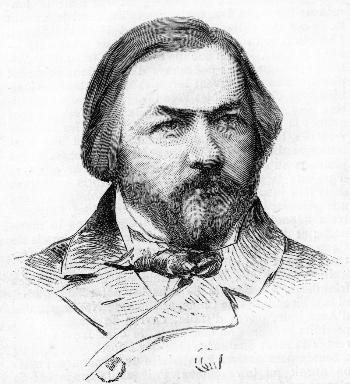 Michail Glinka (1804-1857) orosz zeneszerző portréja. alkotó: Unknown artist
